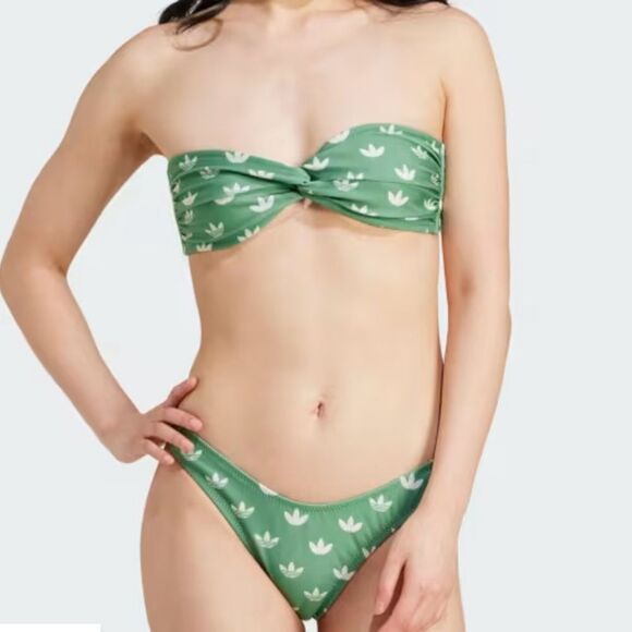 Adidas Monogram Bikini Top- Size 8 - Picture 2 of 5